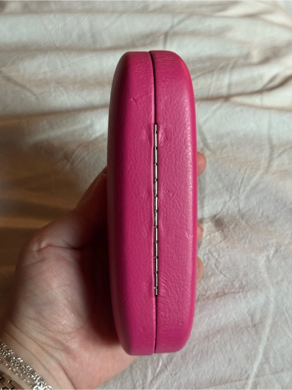 Juicy Couture Fuchsia Embossed Eyewear Case
